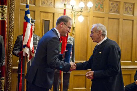 Tibor Navracsics and Péter Szentmihályi Szabó The foreign minister is delighted